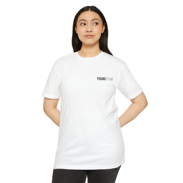 SMALL WORDMARK | Unisex CVC Jersey T-shirt - Image 9