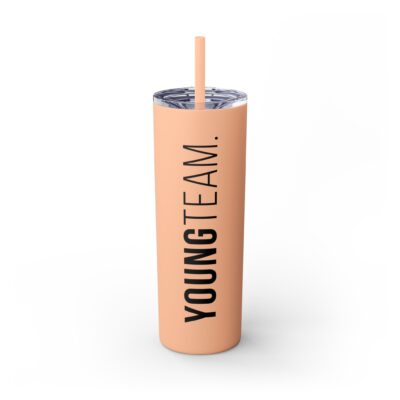 WORDMARK | Matte Skinny Tumbler with Straw, 20oz