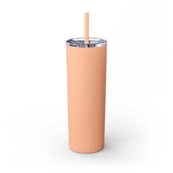 WORDMARK | Matte Skinny Tumbler with Straw, 20oz - Image 12