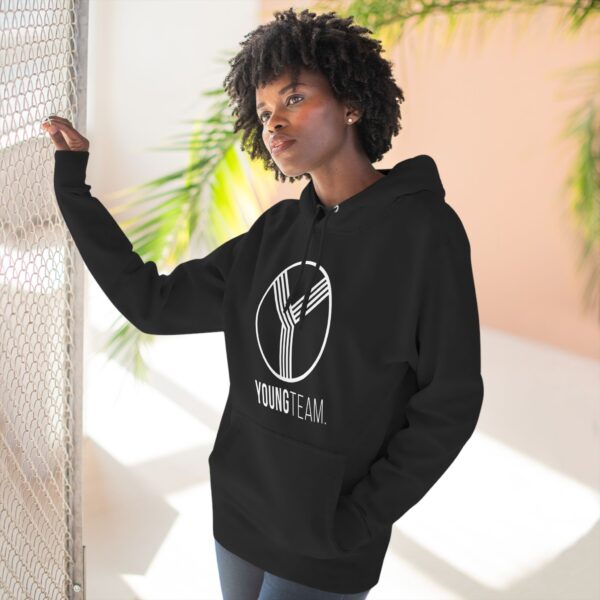 LOGO | Three-Panel Fleece Hoodie - Image 6