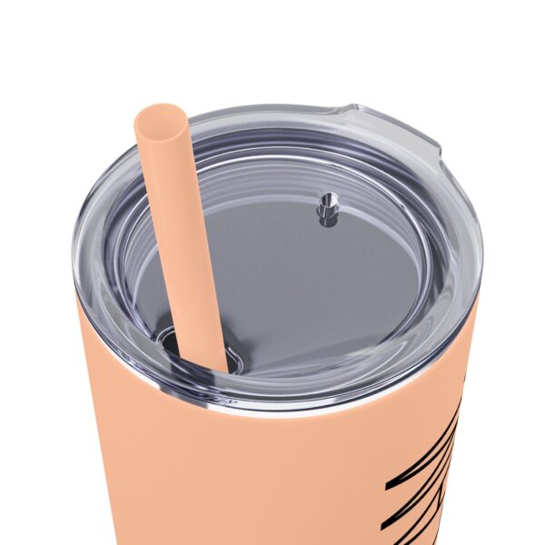 WORDMARK | Matte Skinny Tumbler with Straw, 20oz - Image 16