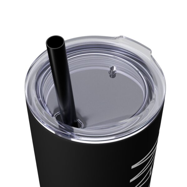 WORDMARK | Matte Skinny Tumbler with Straw, 20oz - Image 7